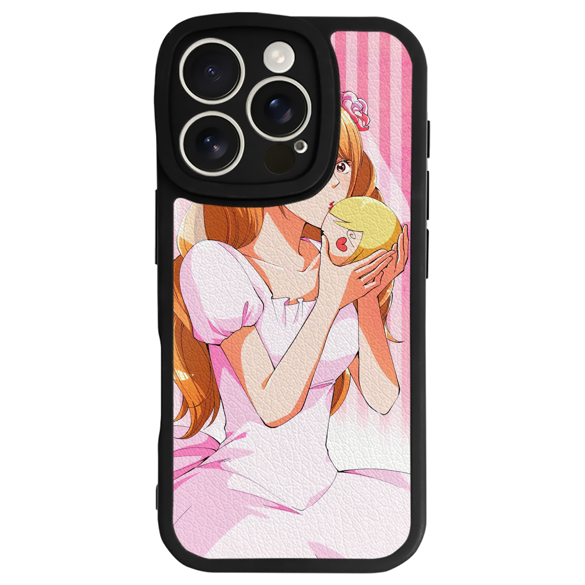 （画像用） ワンピース ONE PIECE 【iPhone 16シリーズ対応】シリコンスマホケース（レザー調） 材質：シリコン